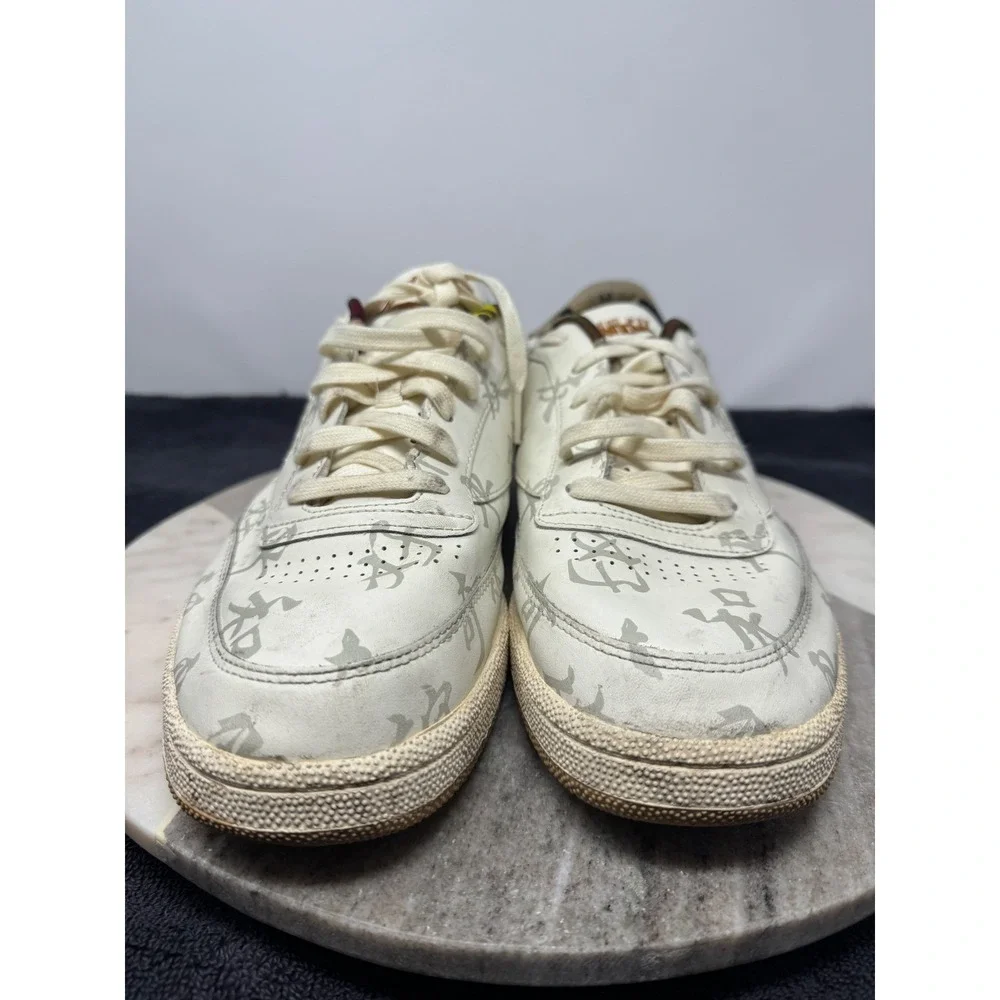 Reebok Club C 85 Kung‎ Fu Panda White Graphic Men's Sneakers Shoes Size 10.5